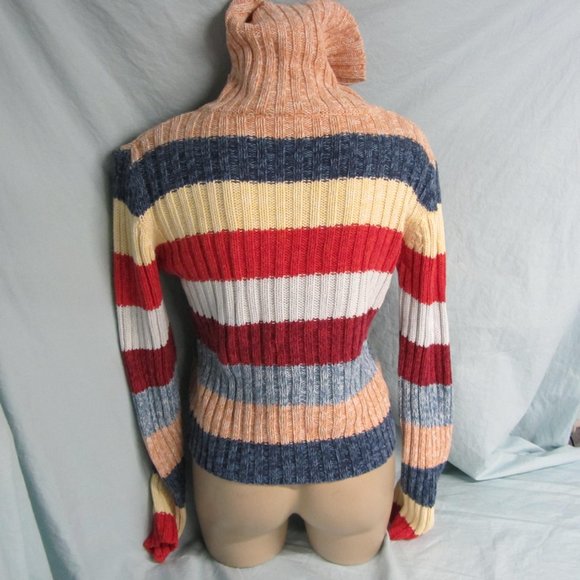 sweater M next era fun colorful stripes sz M (w1809) - Picture 3 of 6